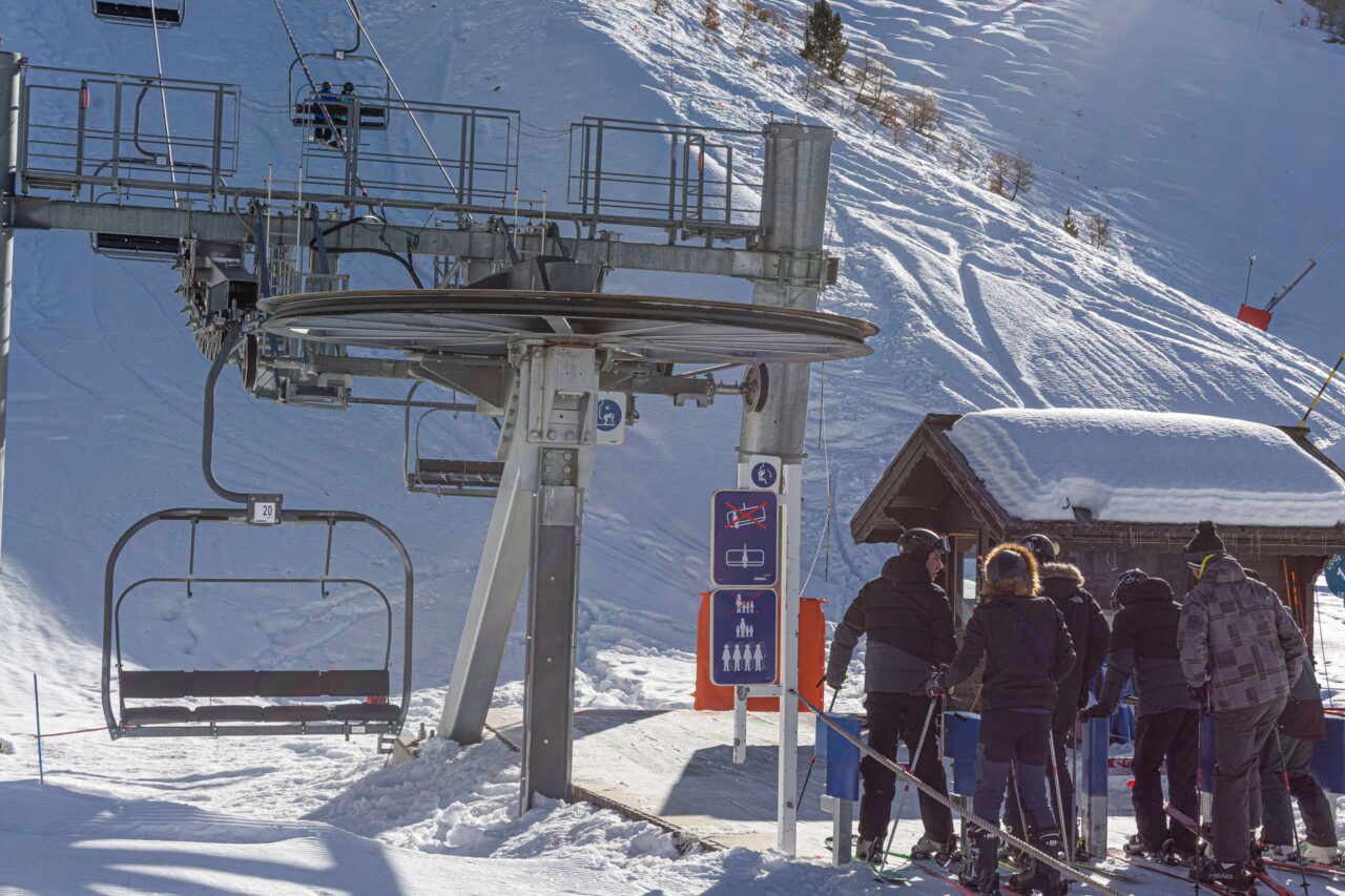 Wachten bij de lift