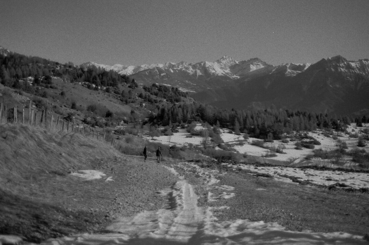 Winterwandeling boven Chorges ( Franse Alpen)