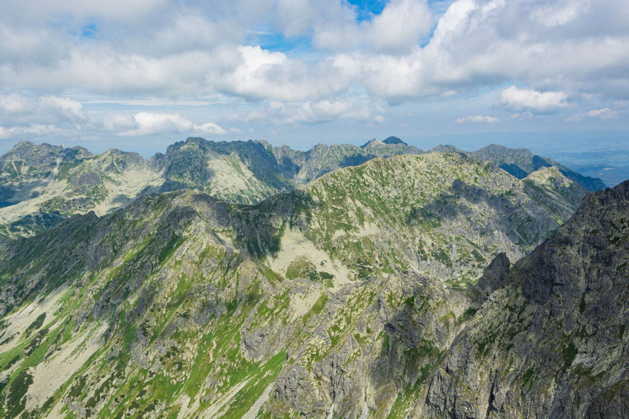 Uitzicht over de hoge Tatra