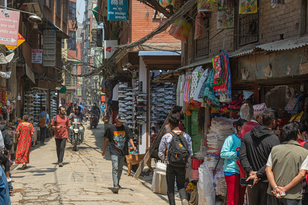 Kathmandu oude centrum