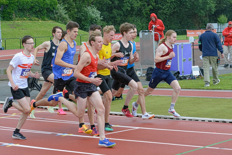 De 1500m. NK U20 Utrecht