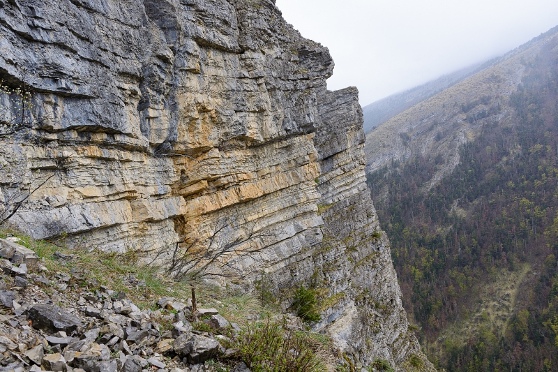 Wandeling langs de kloof bij Rabou